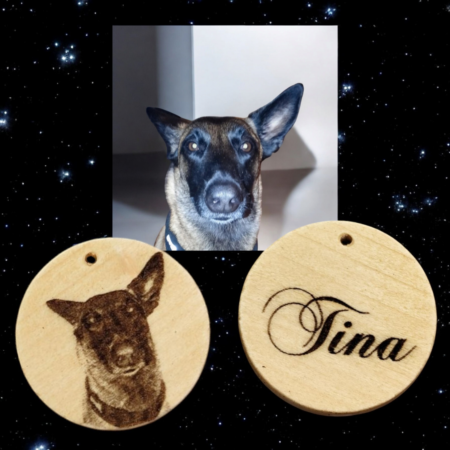 Porte clef en bois