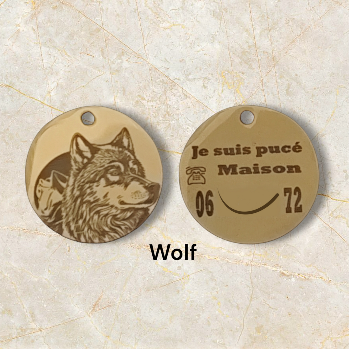 médaille ronde personnalisée