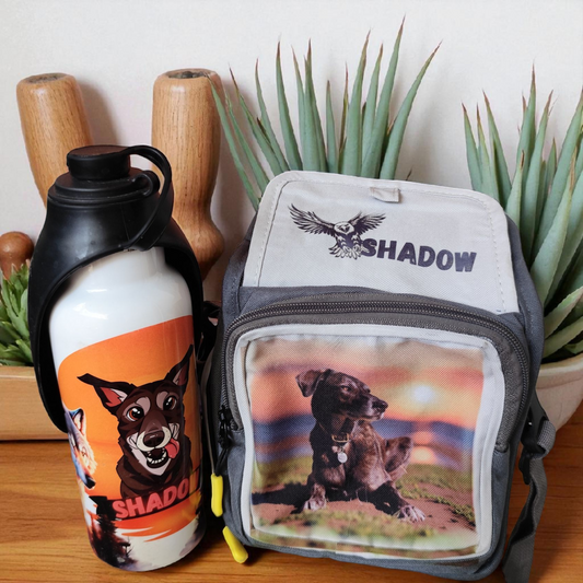 Sac de balade pour chien personnalisable