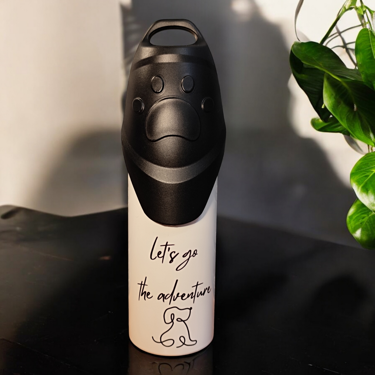 Gourde pour chien personnalisée 750 ml en acier inoxydable – Photo de votre chien