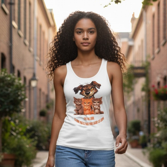 T-shirt personnalisé avec photo de chien et texte unique